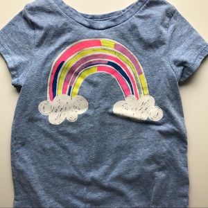 Cat & jack rainbow tee